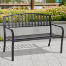 50 Inch Patio Garden Bench Loveseats for Outdoor by LJGDeals