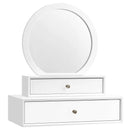 Makeup Dressing Wall Mounted Vanity Mirror with 2 Drawers by LJGDeals