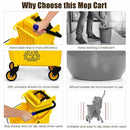 Press Wringer Commercial Mop Bucket by LJGDeals