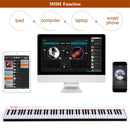 88-Key Portable Full-Size Semi-weighted Digital Piano Keyboard by LJGDeals