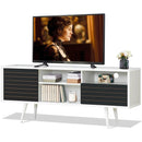 Mid-Century Modern TV Stand for TVs up to 65 Inch with Storage Shelves by LJGDeals
