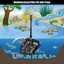 All-in-One 660 GPH Pond Filter Pump with Sterilizer and Fountain Jet by LJGDeals