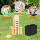 54 Pieces Tumbling Timber Toy with Carrying Bag by LJGDeals
