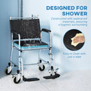 Ophelia Elderly Shower Commode Wheelchair