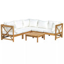 Dunn Outdoor Garden Corner Couch Set