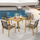 Lopez Rattan Garden Chair (Set of 4)