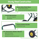 Garden Steel Frame Wheeled Hose Reel Cart by LJGDeals