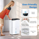 100-Pint Dehumidifier with Smart App and Alexa Control for Home and Basements-White by LJGDeals