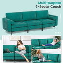 Modular 1/2/3/4-Seat L-Shaped Sectional Sofa Couch with Socket USB Port-3-Seat with USB port by LJGDeals