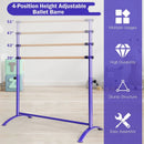 51 Inch Ballet Barre Bar with 4-Position Adjustable Height by LJGDeals