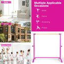 51 Inch Ballet Barre Bar with 4-Position Adjustable Height by DirectDeals