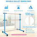 47 Inch Double Ballet Barre with Anti-Slip Footpads by LJGDeals