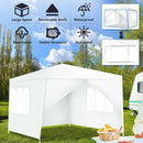 10 x 10 Feet Outdoor Side Walls Canopy Tent with 4 Removable Sidewalls by LJGDeals
