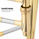 B Flat Trombone Golden Brass with Mouthpiece by LJGDeals