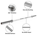 7 Feet Workout Olympic Multifunctional Weight Barbell with Copper Sleeve and Bearing Connection by LJGDeals
