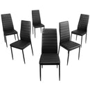 Set of 2 or 6 High Back Dining Chairs-Set of 6 by LJGDeals