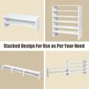 3 Pieces 31-Inch Stackable Multi-Shape Shoe Rack by LJGDeals