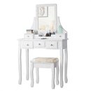 5 Drawers Removable Box Makeup Dressing Vanity Set by LJGDeals