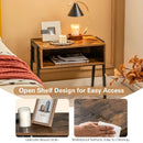 1 Piece Stackable Night Stand Shelf Accent Table with Metal Frame by LJGDeals