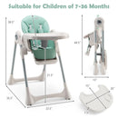 Baby Folding High Chair Dining Chair with Adjustable Height and Footrest by LJGDeals