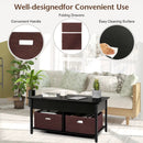 Lift Top Coffee Table Central Table with Drawers and Hidden Compartment for Living Room by LJGDeals