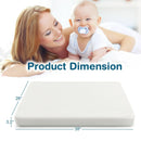 38 x 26 Inch Dual Sided Pack and Play Baby Mattress Pad with Removable Washable Cover-White by LJGDeals