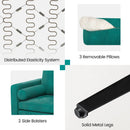 Modular 1/2/3/4-Seat L-Shaped Sectional Sofa Couch with Socket USB Port-3-Seat with USB port by LJGDeals