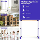 51 Inch Ballet Barre Bar with 4-Position Adjustable Height by LJGDeals