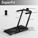 2.25HP 2 in 1 Folding Treadmill with APP Speaker Remote Control by LJGDeals