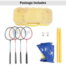 Portable Badminton Set Folding Tennis Badminton Volleyball Net by LJGDeals