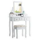 5 Drawers Removable Box Makeup Dressing Vanity Set by LJGDeals