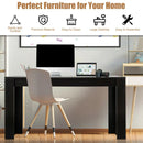 63 Inch Rectangular Modern Dining Kitchen Table by LJGDeals