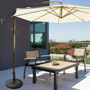 31.5 lbs Market Heavy-Duty Outdoor Stand Bronze Umbrella Base by LJGDeals