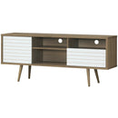 Mid-Century Modern TV Stand for TVs up to 65 Inch with Storage Shelves by LJGDeals
