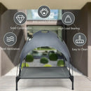 Portable Elevated Outdoor Pet Bed with Removable Canopy Shade by LJGDeals