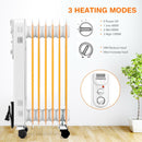 1500W Electric Space Heater with 3 Heat Settings and Safe Protection by LJGDeals