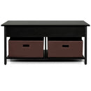 Lift Top Coffee Table Central Table with Drawers and Hidden Compartment for Living Room by LJGDeals
