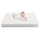 38 x 26 Inch Dual Sided Pack and Play Baby Mattress Pad with Removable Washable Cover-White by LJGDeals