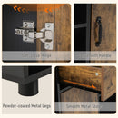 48 Inch Industrial Buffet Sideboard with 4 Open Cubbies by LJGDeals