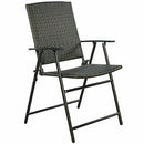 Set of 4 Rattan Folding Chairs by LJGDeals