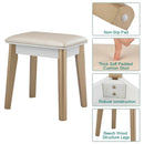 Makeup Dressing Table with 4 Drawers and Lighted Mirror by LJGDeals
