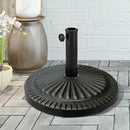 31.5 lbs Market Heavy-Duty Outdoor Stand Bronze Umbrella Base by LJGDeals