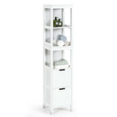 5-Tier Multifunctional Bathroom Floor Cabine Storage with 2 Drawers by DirectDeals