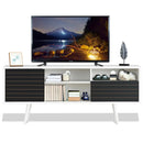 Mid-Century Modern TV Stand for TVs up to 65 Inch with Storage Shelves by LJGDeals