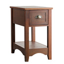 Contemporary Chair Side End Table Compact Table with Drawer Nightstand by LJGDeals