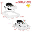 2-in-1 Foldable Baby Walker with Music Player and Lights by LJGDeals