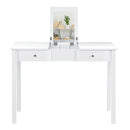 Modern Vanity Dressing Table with 1 Flip Top Mirror and 2 Drawers by LJGDeals