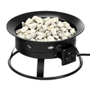 58 000BTU Firebowl Outdoor Portable Propane Gas Fire Pit with Cover and Carry Kit by LJGDeals