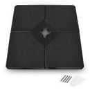 4 Pieces Square Fillable Patio Umbrella Base Set with Handle and Funnel by LJGDeals