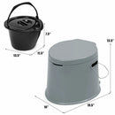 5L Portable Travel Toilet with Paper Holder for Outdoor by LJGDeals